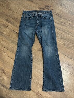 Cody James Men's Bootcut Jeans in Washed Blue 33x32